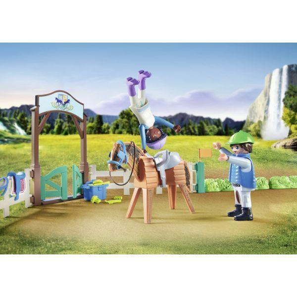 Conjunto de Construção PLAYMOBIL 71637 Escola Moderna de Equitação (5 anos - Multicor), miniatura 4