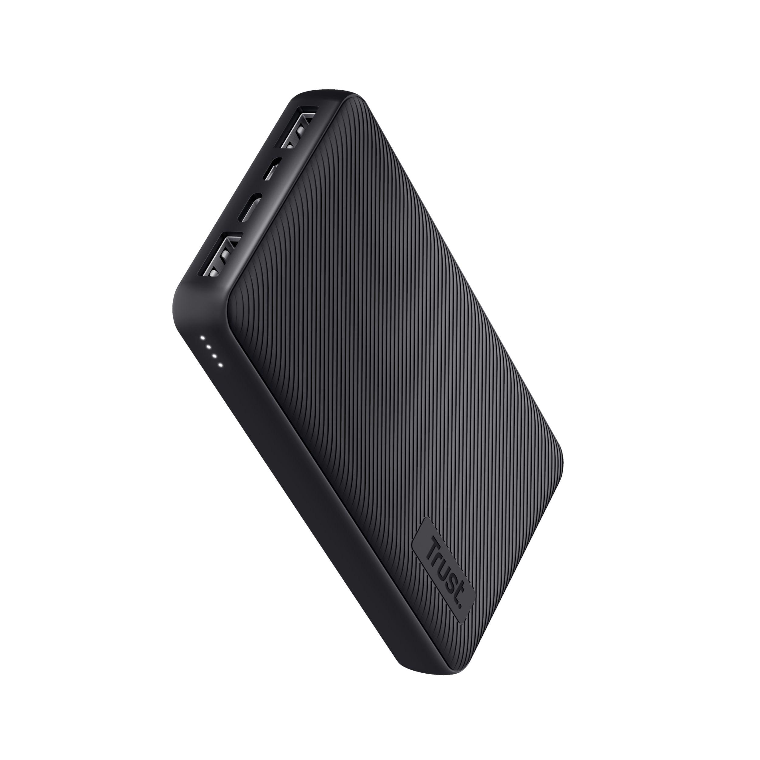 Powerbank TRUST Primo (15000 mAh - 55,5 Wh - Micro-USB + USB Type-C - Preto), miniatura 2