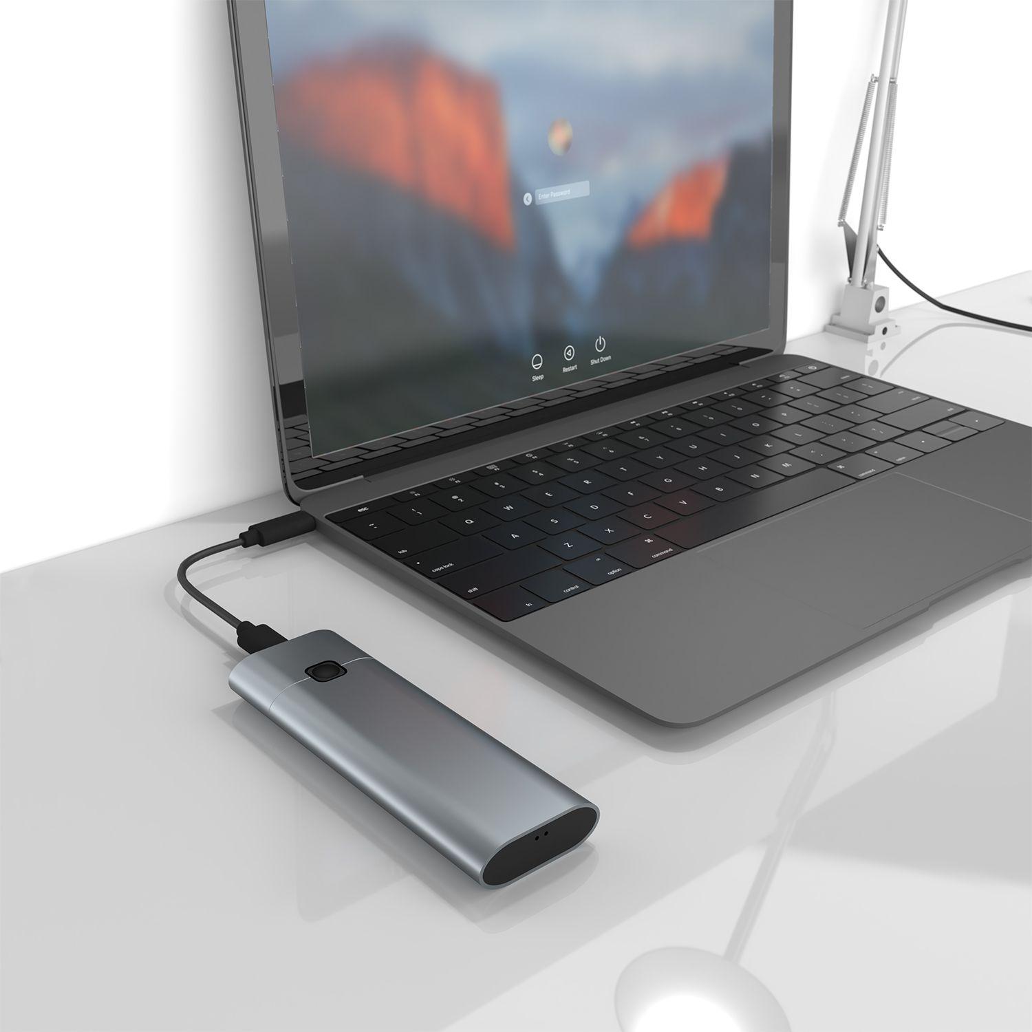 Caixa Externa AISENS ASM2-021GR (2 TB - M.2 - Cinzento) — miniatura 5