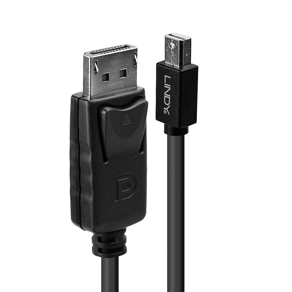 Cabo Mini DisplayPort para DisplayPort LINDY 41647 (3 m - Mini DisplayPort - Preto)