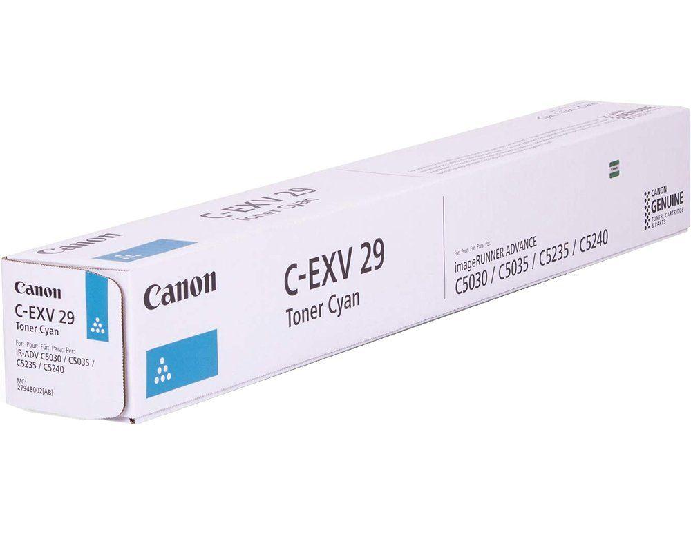 Toner CANON C-EXV29 (27000 páginas - Ciano)