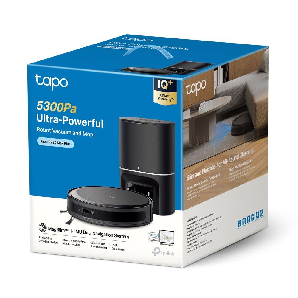 Robot Aspirador TP-LINK Tapo RV20 Max Plus (5300 Pa - Giroscópio, LiDAR - 0,3 l - Preto) — miniatura 7