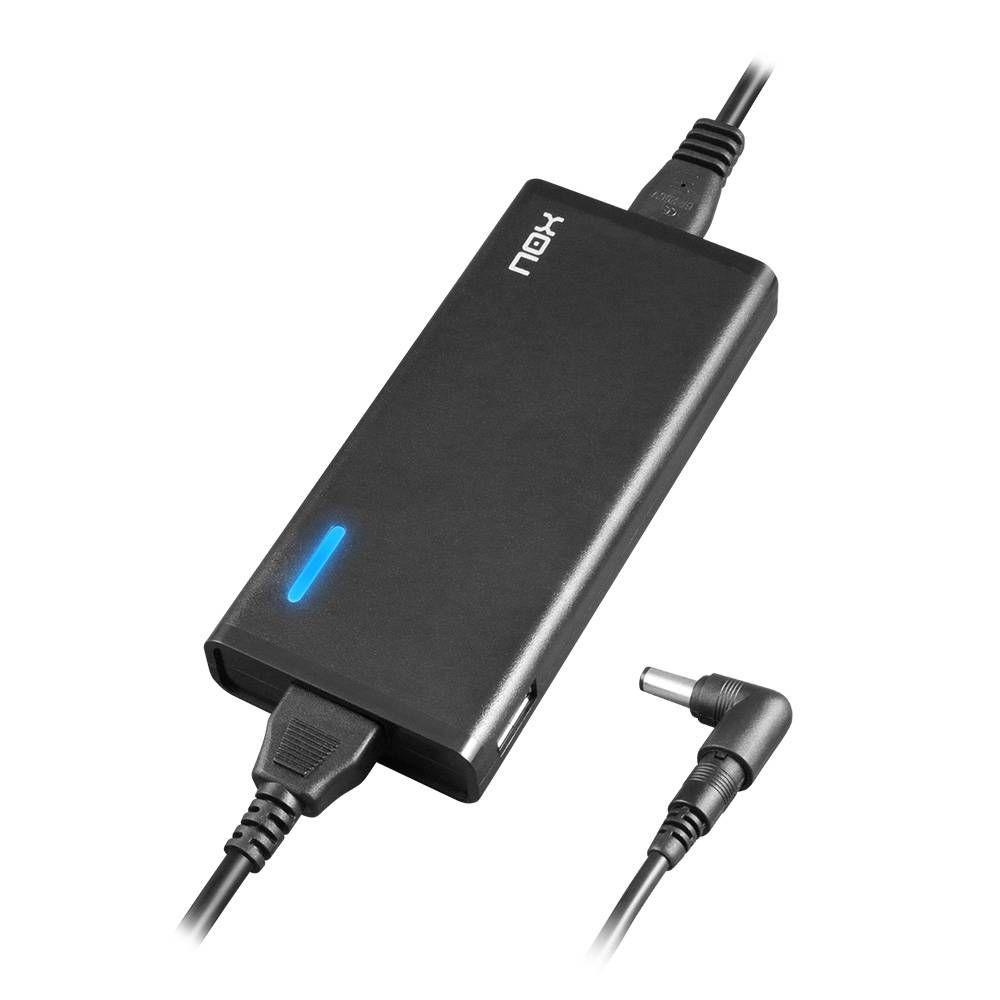 Carregador de Portátil Universal NOX NXPWR90NB (90 W - 6 A - 15, 16, 18,5, 19, 19,5, 20 V - Preto), miniatura 2