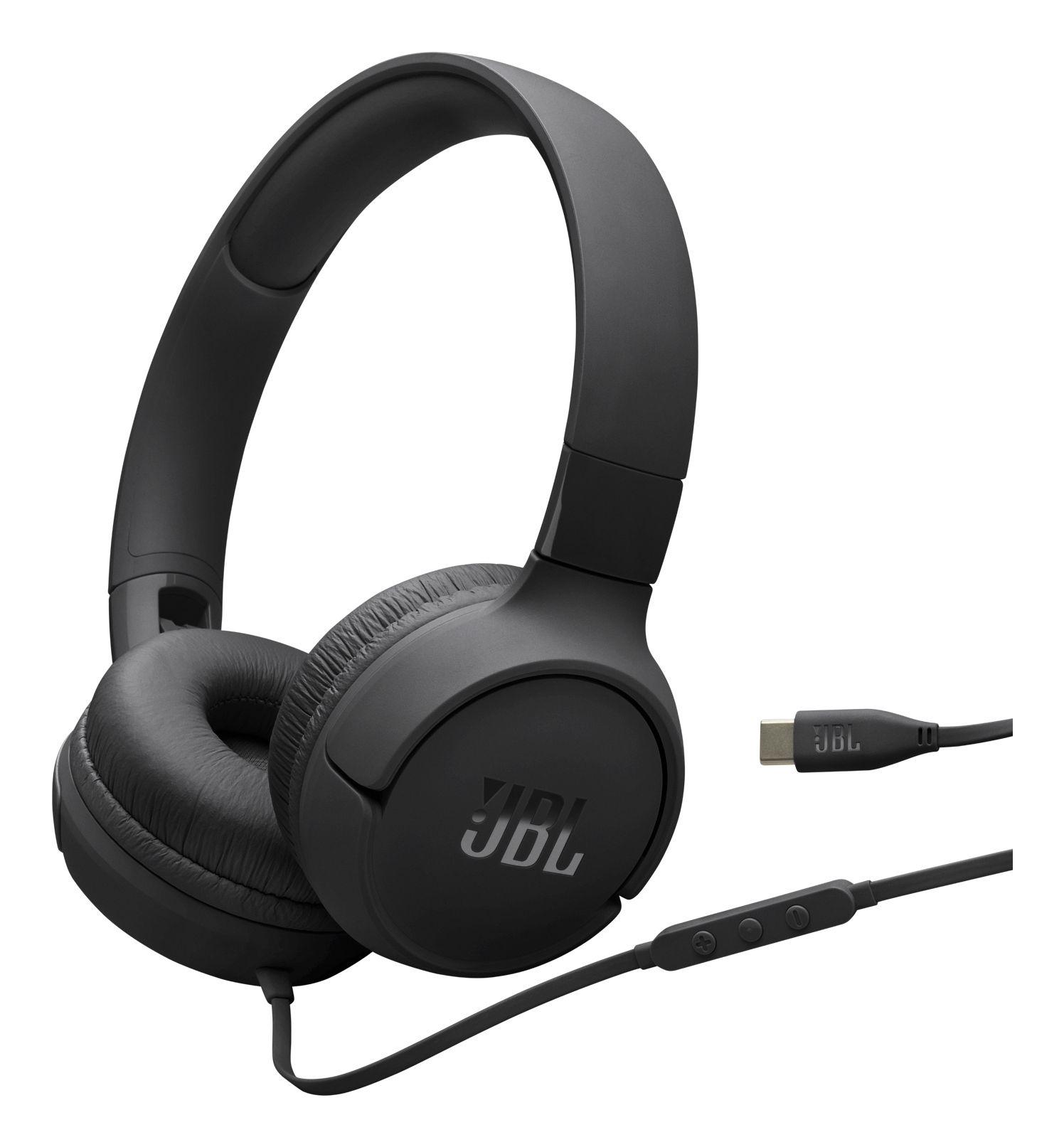 Auscultadores JBL Tune 520C (Binaural - Com fios - Supra-aural - Preto)