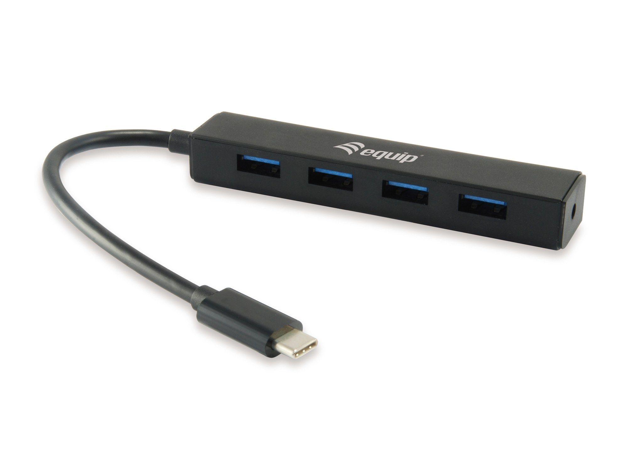 Hub USB-C EQUIP 128954 (Preto)