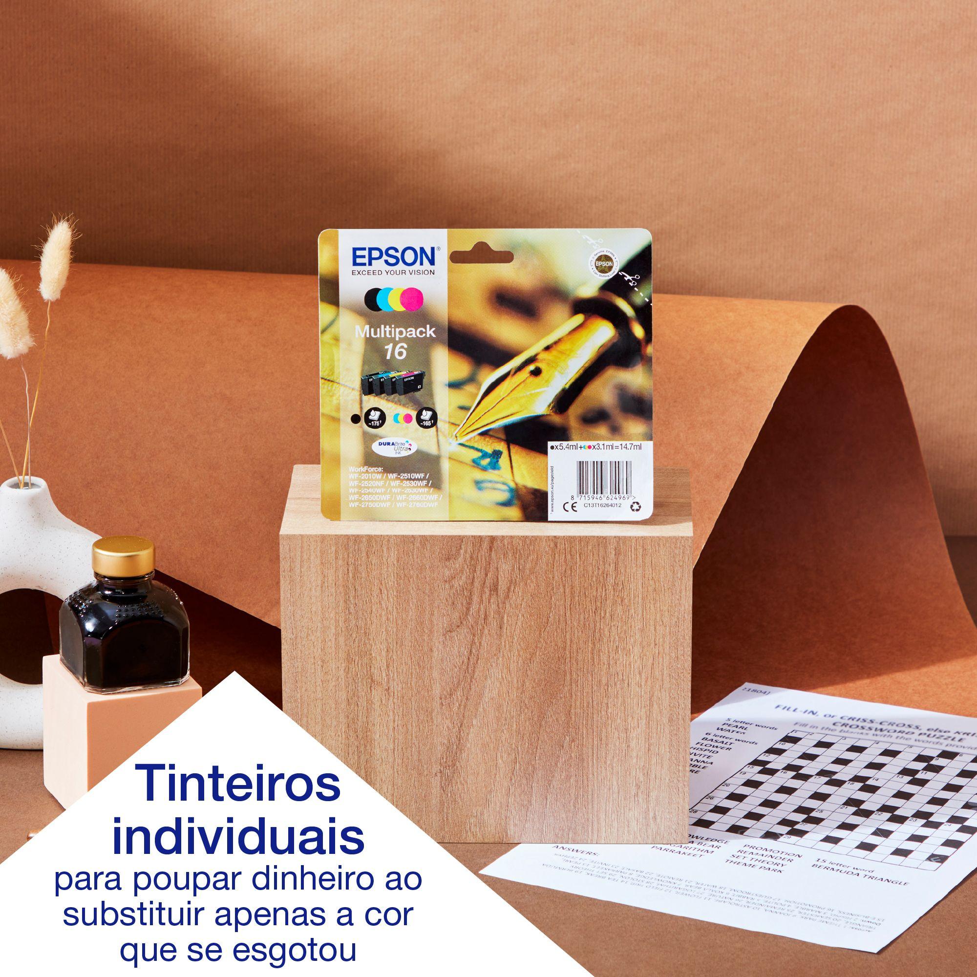 Impressora de Jato de Tinta EPSON WorkForce WF-2110W (A4 - Impressão - 100 folhas - Preto), miniatura 8