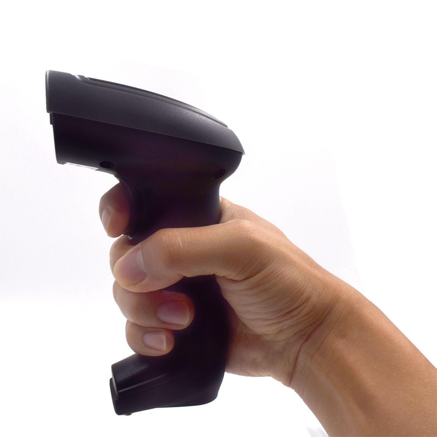 Leitor de Códigos de Barras EWENT EW3440 (Bluetooth, RF Wireless, USB - 1D/2D - Com fios e sem fios - Preto) — miniatura 3