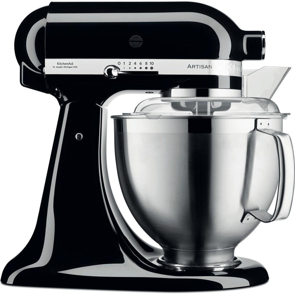 Batedeira KITCHENAID Artisan 5KSM185PSEOB (Altura 36 cm - Preto)