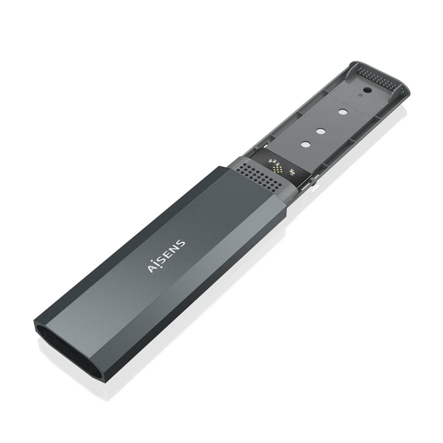Caixa Externa M.2 AISENS ASM2-029GR (2 TB - M.2 - Cinzento) — miniatura 2