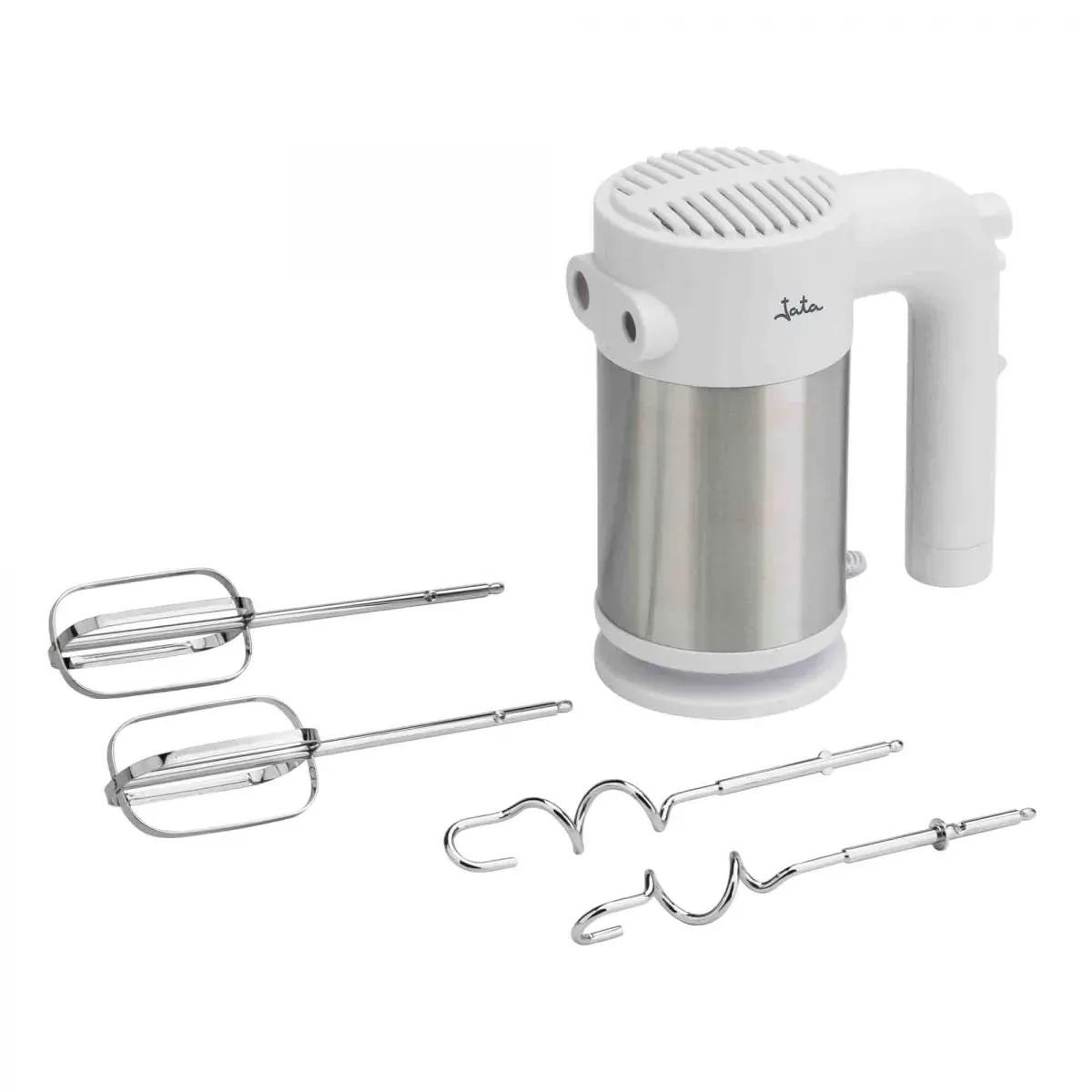Batedeira Manual JATA JEMA1240 (400 W - 5 + Turbo - Branco/Cinzento)