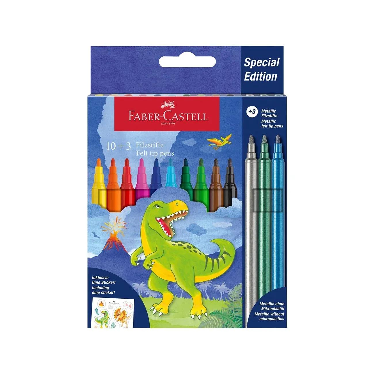 Marcadores de Feltro FABER-CASTELL Dino (Multicolor), miniatura 2
