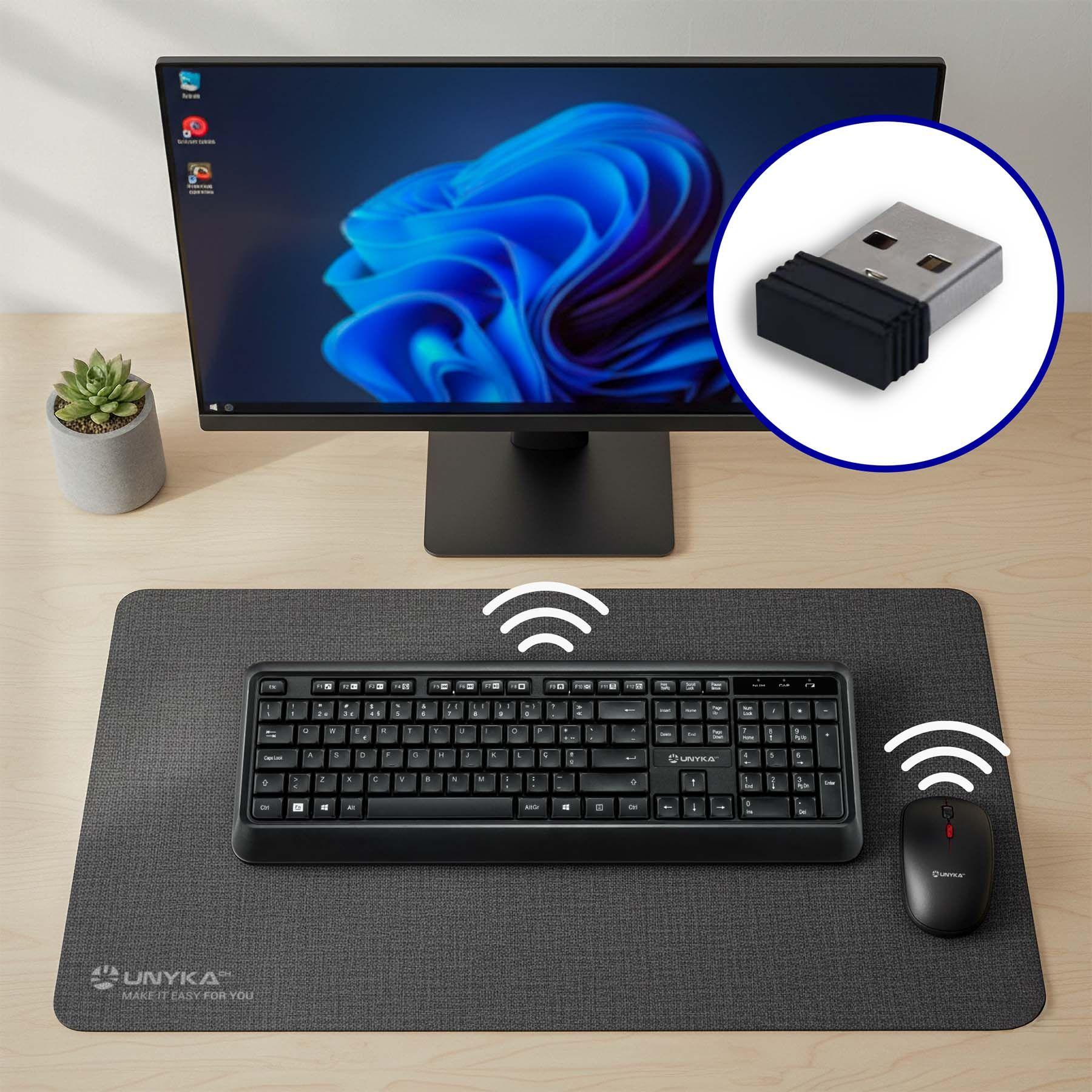 Conjunto Teclado e Rato UNYKACH UK39 (Português - Membrana - Tamanho completo - Preto), miniatura 5