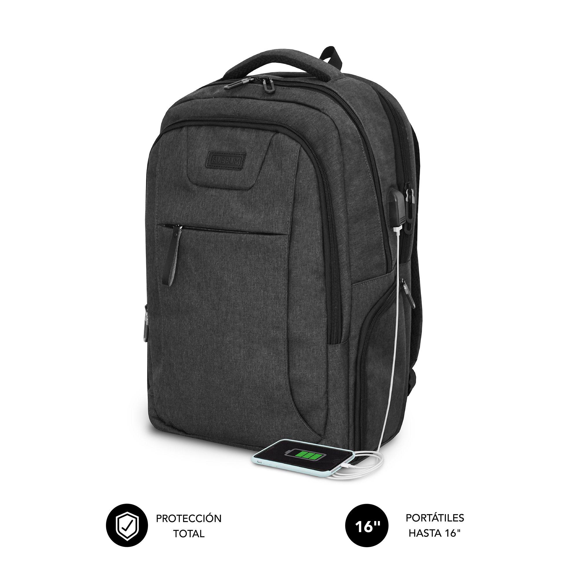 Mochila para Portátil SUBBLIM Professional Air Padding (16" - Preto)