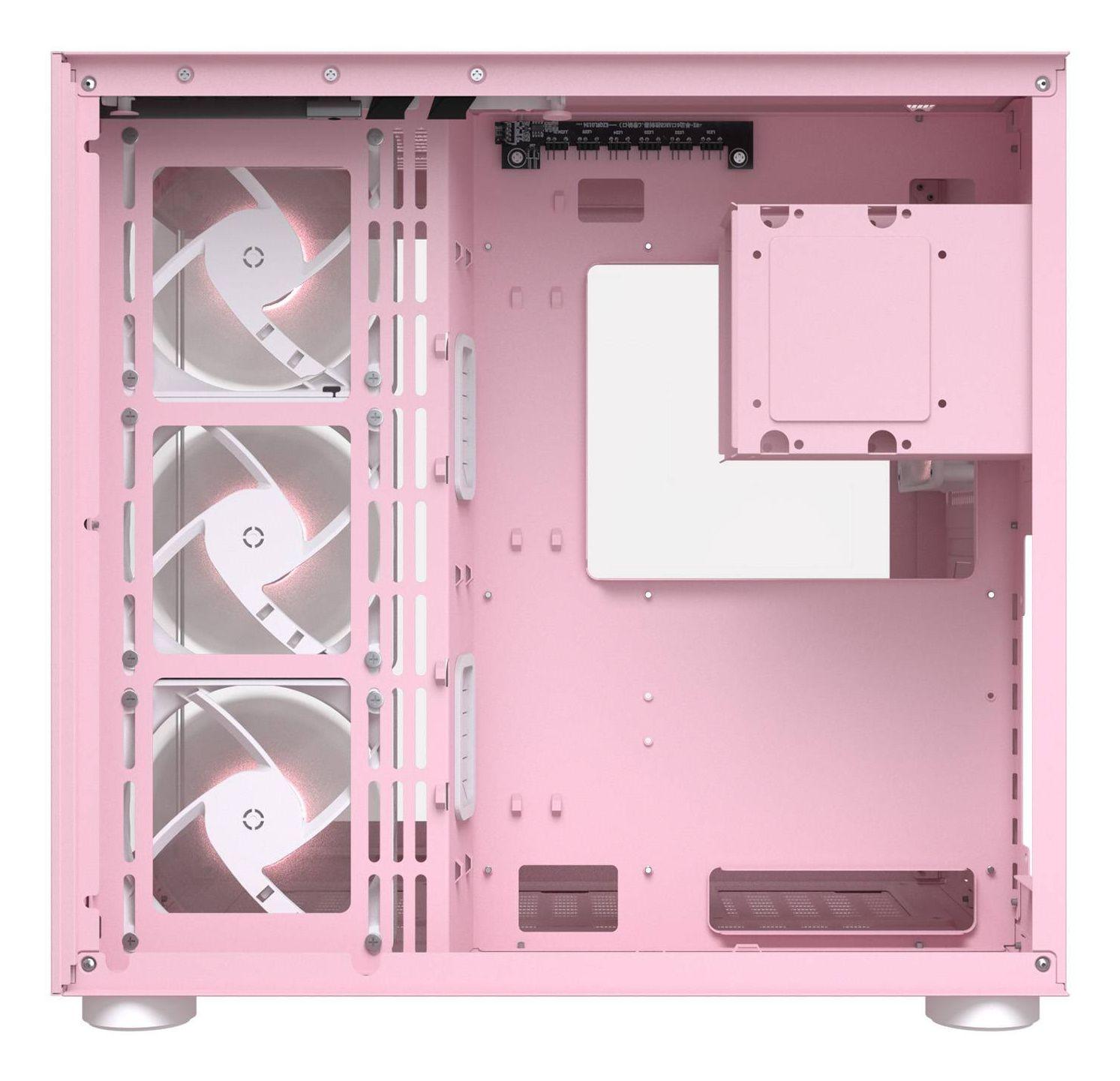 Caixa PC COUGAR FV150 (ATX, Micro ATX, Mini-ITX - Midi Tower - RGB multicolorida - Rosa) — miniatura 9