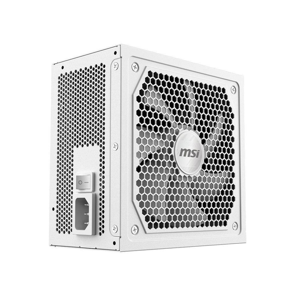 Fonte de Alimentação MSI MAG A1000GL PCIE5 WHITE (ATX - 1000 W - 80 PLUS Gold - Branco), miniatura 4