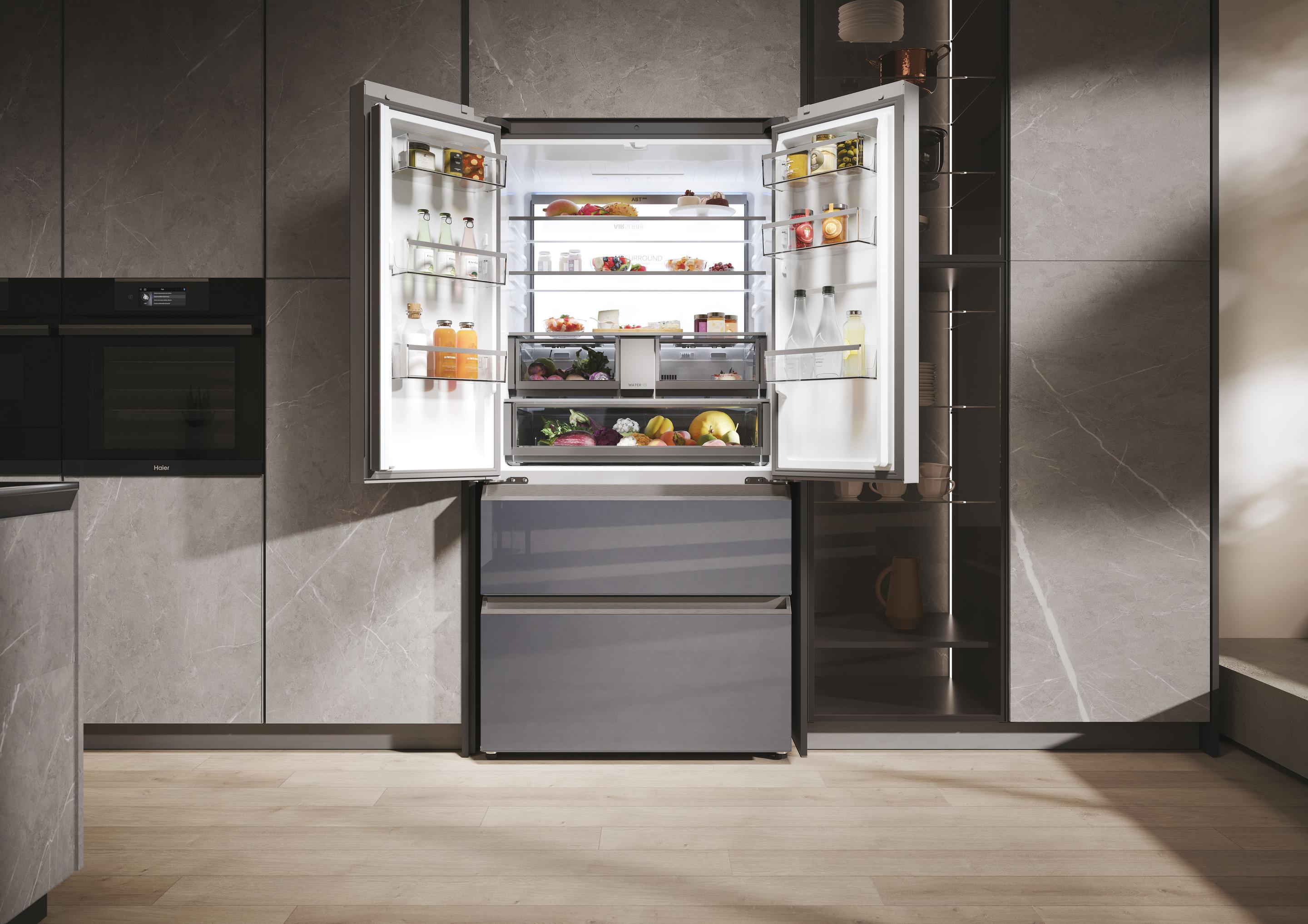 Frigorífico Americano Independente HAIER HFR79F19EFGK (703 L - hOn - 190x90,5x74,8 cm - Inox), miniatura 13