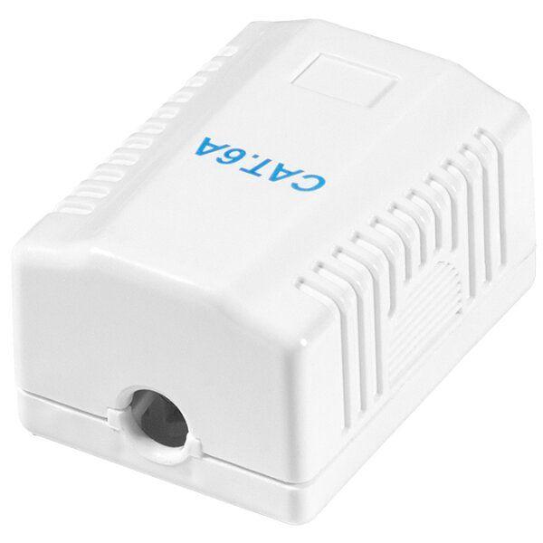 Caixa de Montagem de Superfície RJ45 LOGILINK NP0096 (Cabo redondo - Branco)