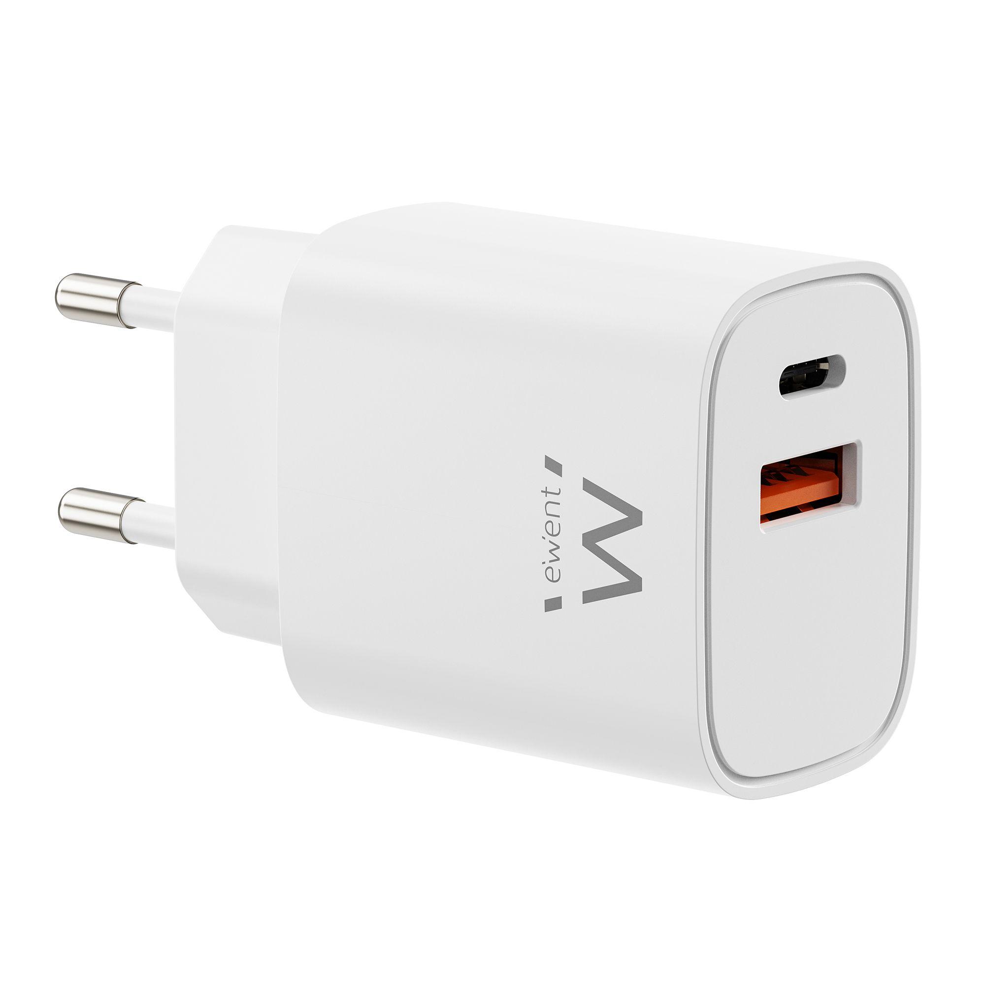 Carregador EWENT EW1326 (30 W - Branco)