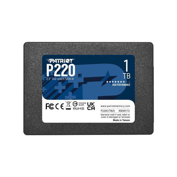 SSD PATRIOT P220S1TB25 (1 TB - 2,5" - SATA - Preto) — miniatura 2