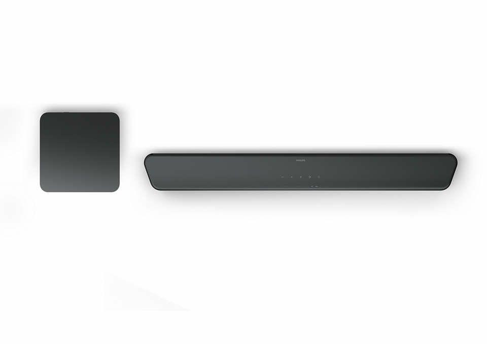 Barra de Som PHILIPS TAB5309/10 (240 W - Com fios e sem fios - Cinzento) — miniatura 5