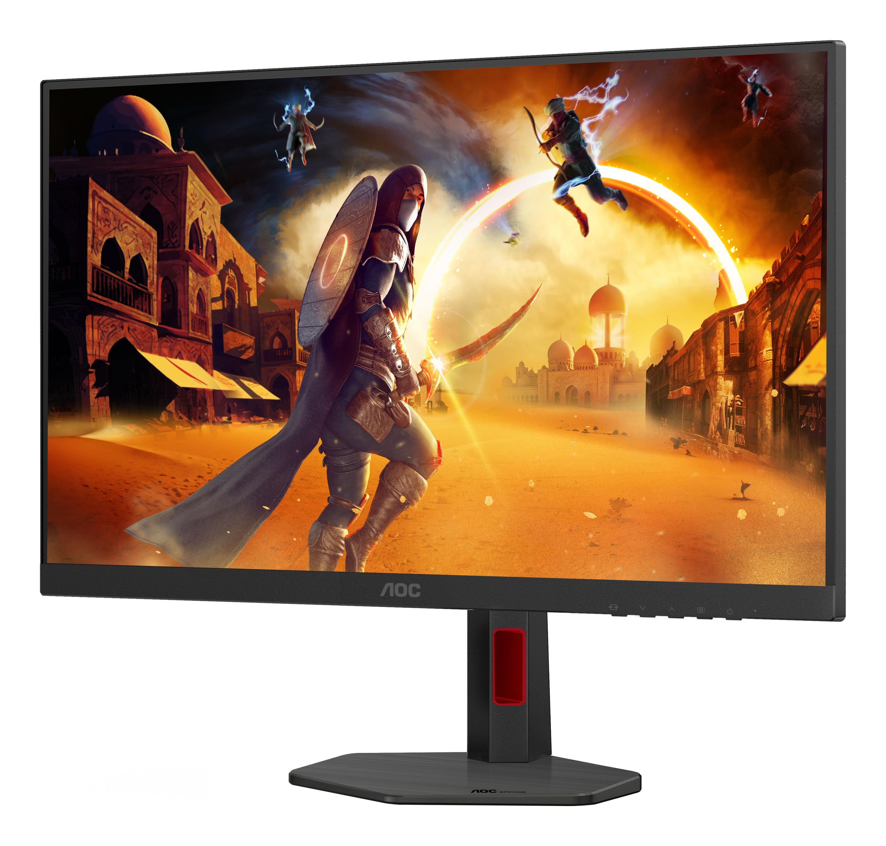 Monitor AOC Q27G4SRU (27" - Fast IPS - 320 Hz - Preto/Vermelho) — miniatura 7
