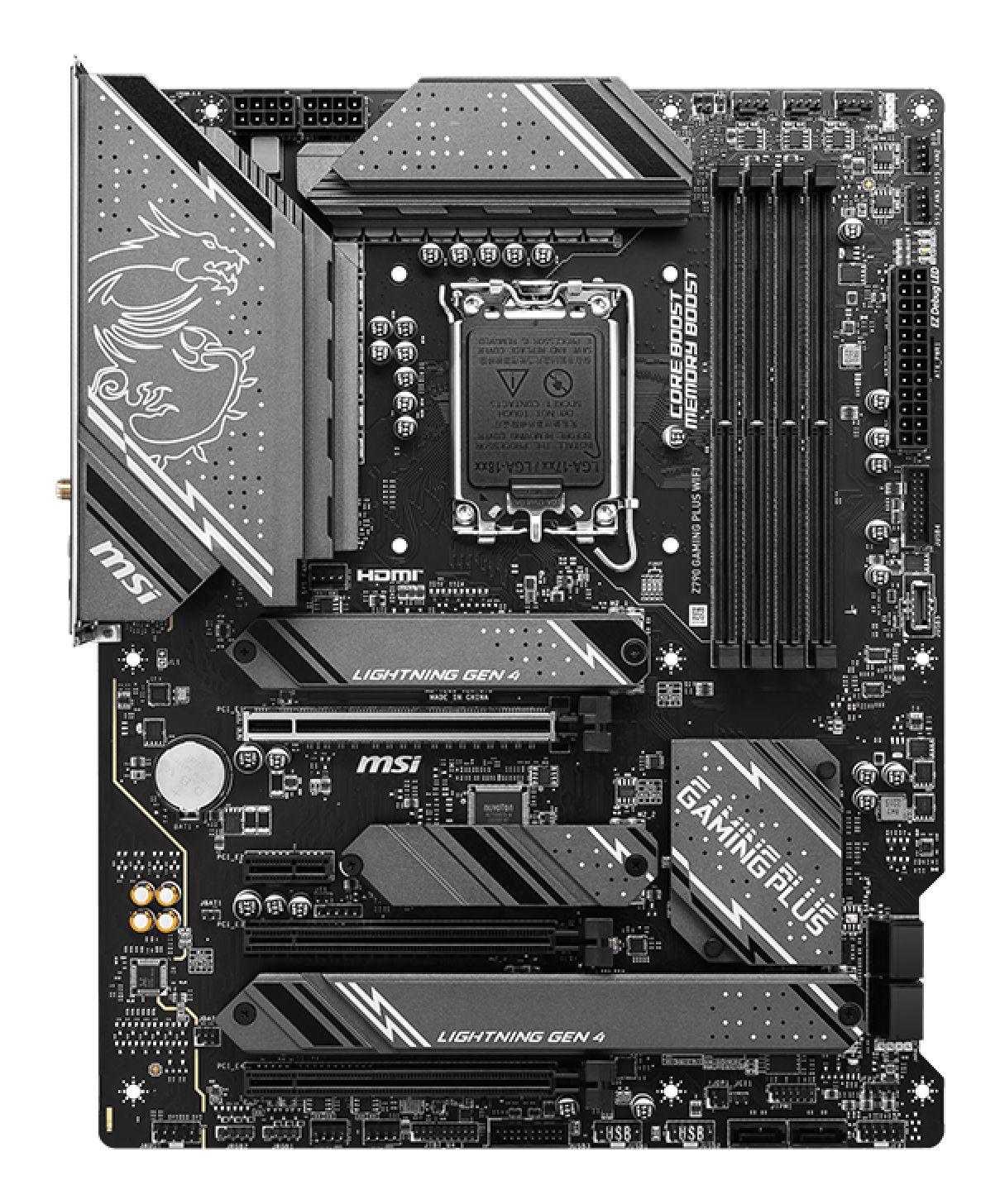 Motherboard MSI Z790 GAMING PLUS WIFI (LGA 1700 - ATX - DDR5-SDRAM - Preto), miniatura 2
