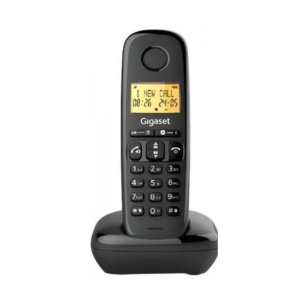 Telefone Fixo Sem Fios GIGASET Basic 100 (Até 11 horas - 1,5" - Preto) — miniatura 2