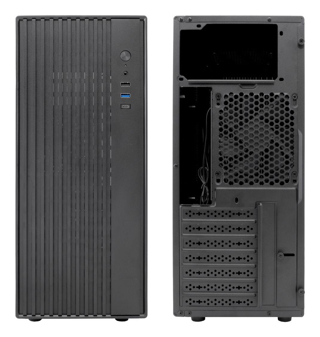 Caixa ATX COOLBOX A850 Semitorre (ATX, Micro ATX, Mini-ITX - Semitorre - SPCC - Preto) — miniatura 4