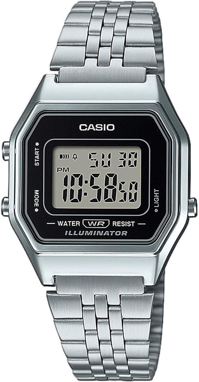 Relógio Digital CASIO LA680WEA-1EF (Revestido de resina / Crómio - Prateado)