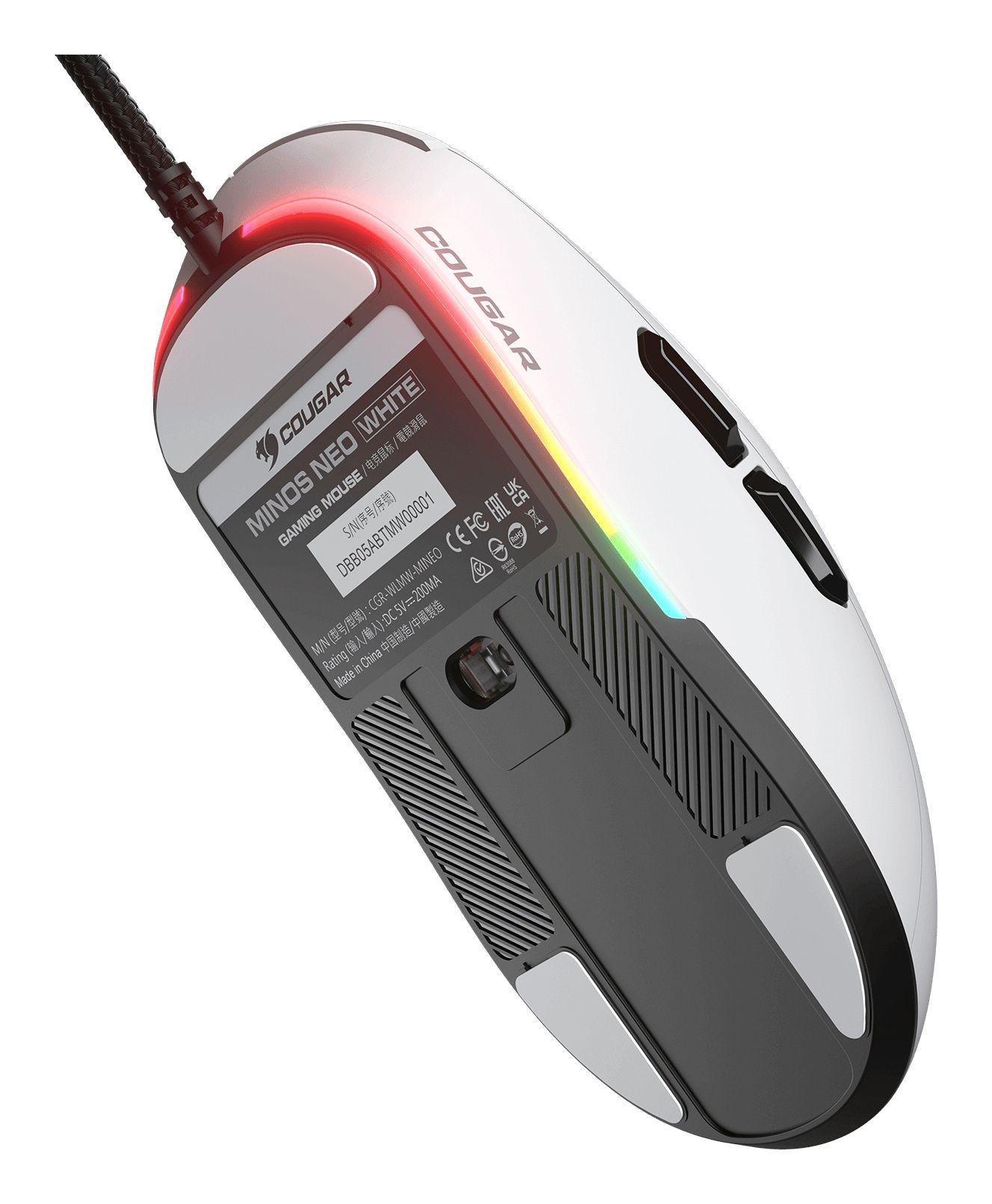 Rato COUGAR Minos Neo (Ambidestro - 6200 DPI - Ótico - Branco), miniatura 7