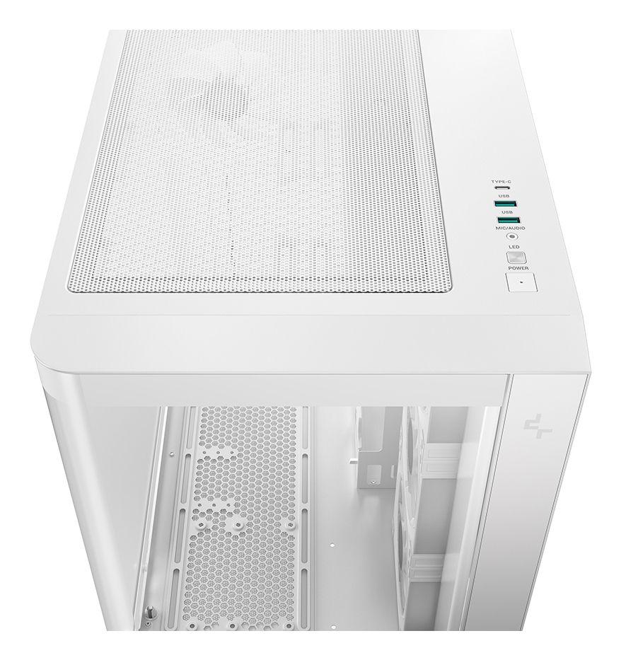 Caixa PC DEEPCOOL CG530U 4F (ATX, ITX, micro ATX - Torre - ATX, Micro ATX, Mini ITX - Branco) — miniatura 5