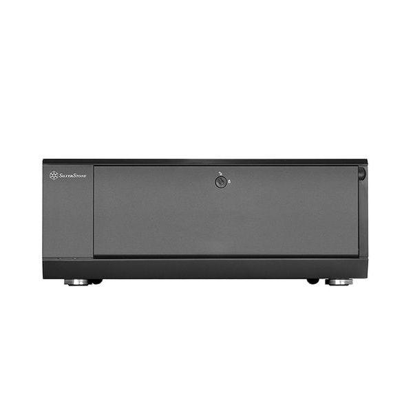 Caixa de Computador SILVERSTONE TECHNOLOGY Grandia GD10 SST-GD10B (ATX, Micro ATX, SSI-CEB - HTPC - Alumínio, plástico e aço - Preto)