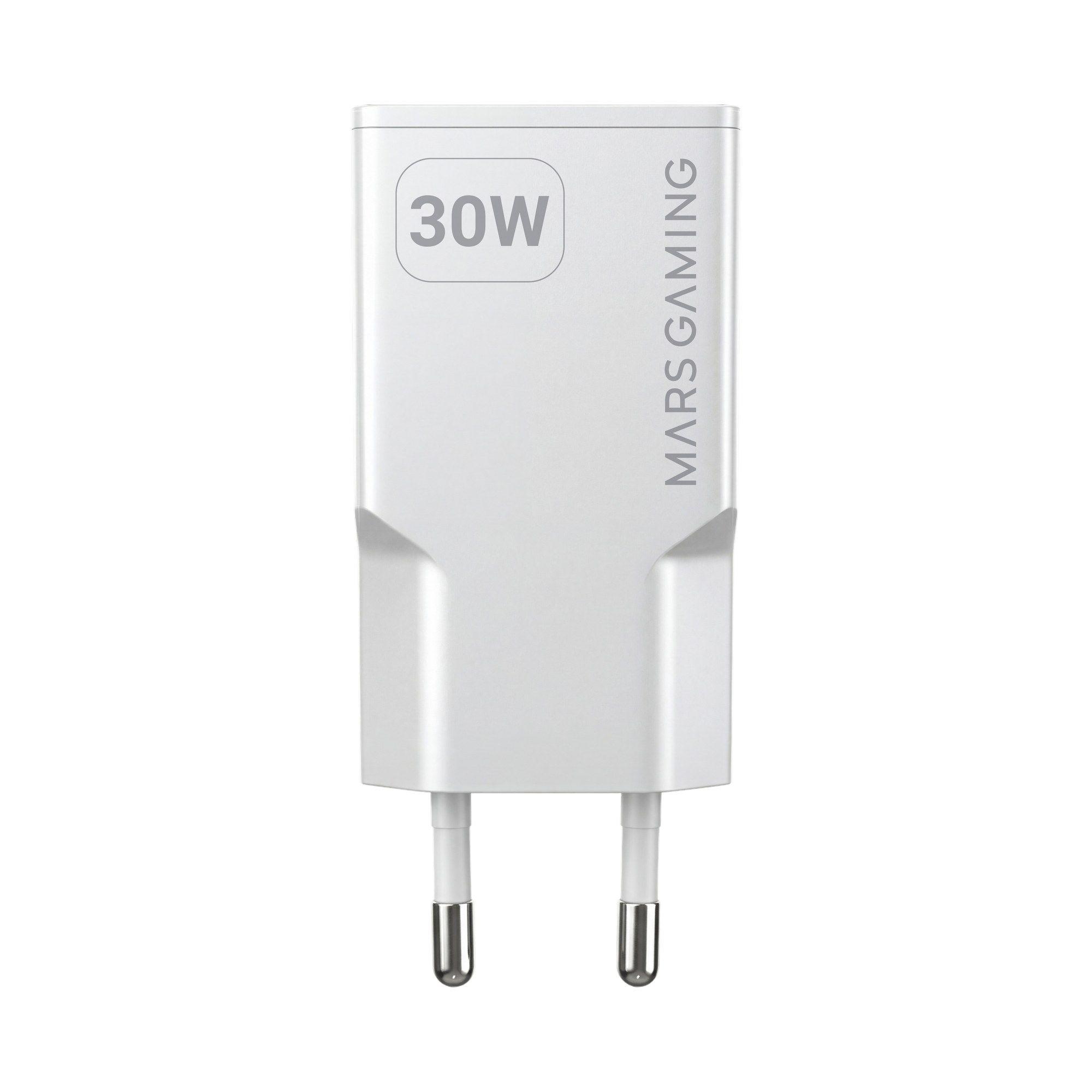 Carregador de Parede MARS GAMING MD-GAN30W (USB-C + USB-A - Tipo C - Branco), miniatura 3