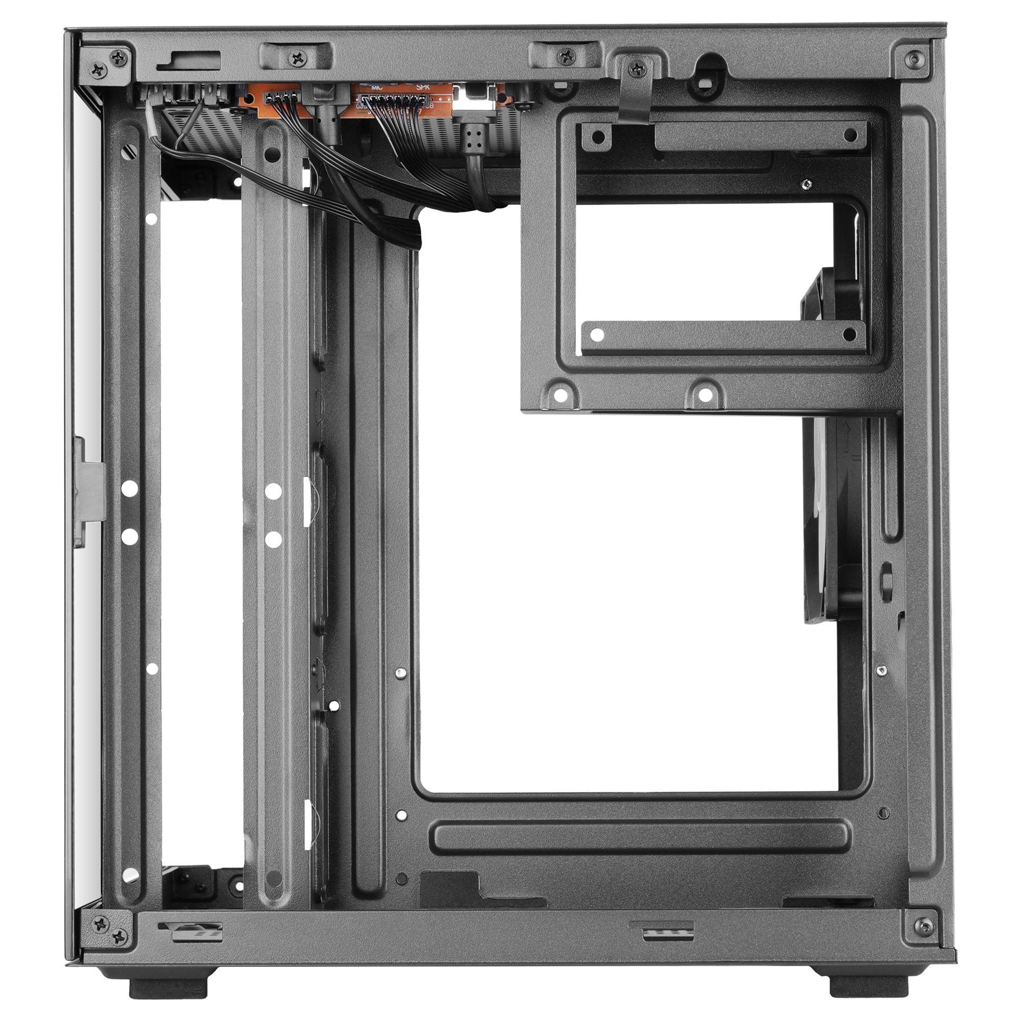 Caixa PC MARS GAMING MC-CUBE (Micro ATX, Mini-ITX - Mini Tower - Preto) — miniatura 9