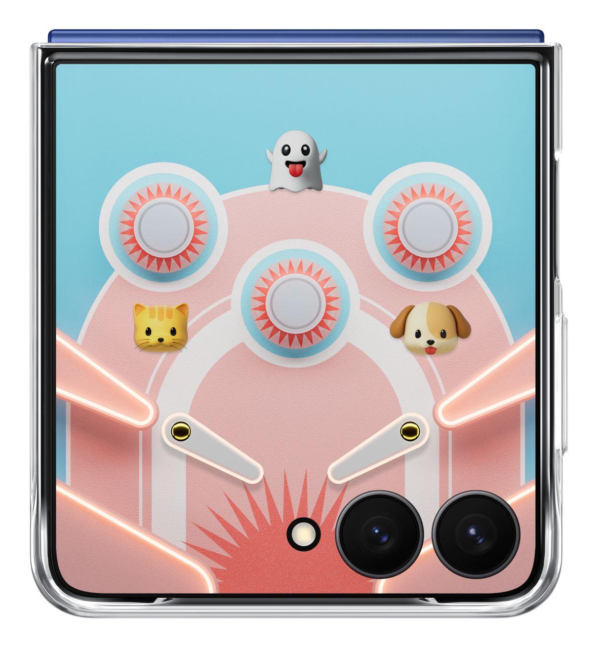 Capa Flipsuit SAMSUNG EF-ZF766CTEGWW (Silicone - Transparente), miniatura 2