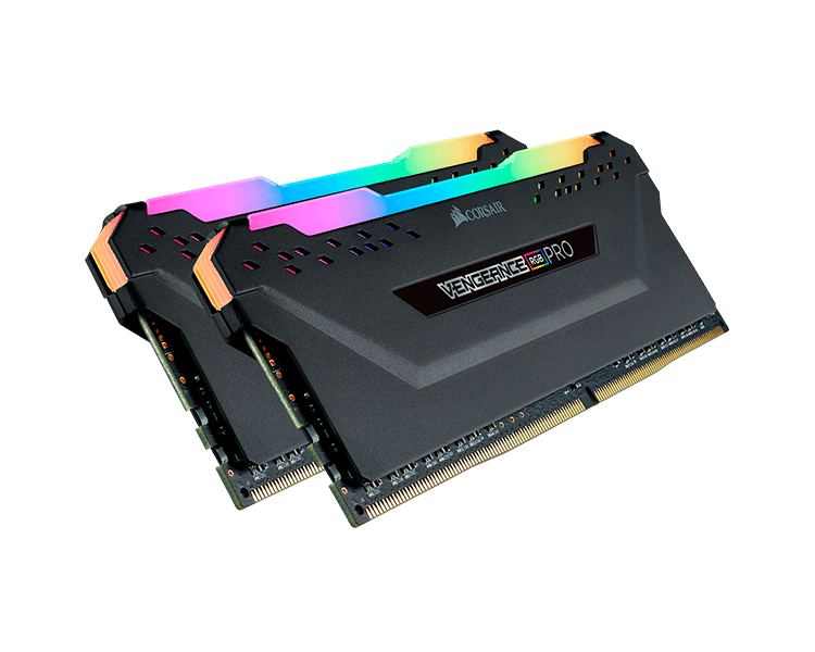 Memória RAM CORSAIR Vengeance RGB PRO CMW32GX4M2A2666C16 (2666 MHz - 32 GB - DIMM)