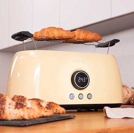 Torradeira CECOTEC ClassicToast 15000 Yellow Extra Double (1500 W - 4 fatias - Altura 19 cm - Amarelo) — miniatura 3