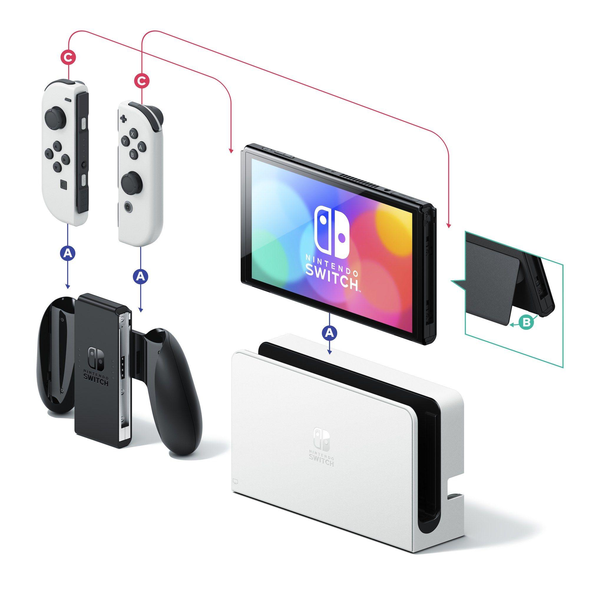 Consola Portátil NINTENDO Switch OLED (NVIDIA - 64 GB - 7" - Branco) — miniatura 12