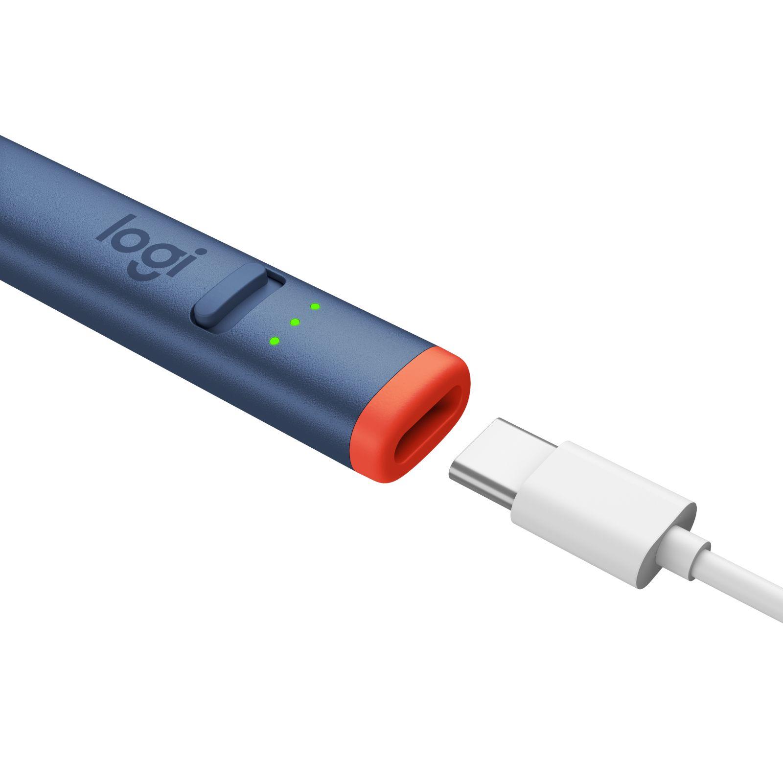 Caneta Digital LOGITECH Crayon (Apple - Azul) — miniatura 4