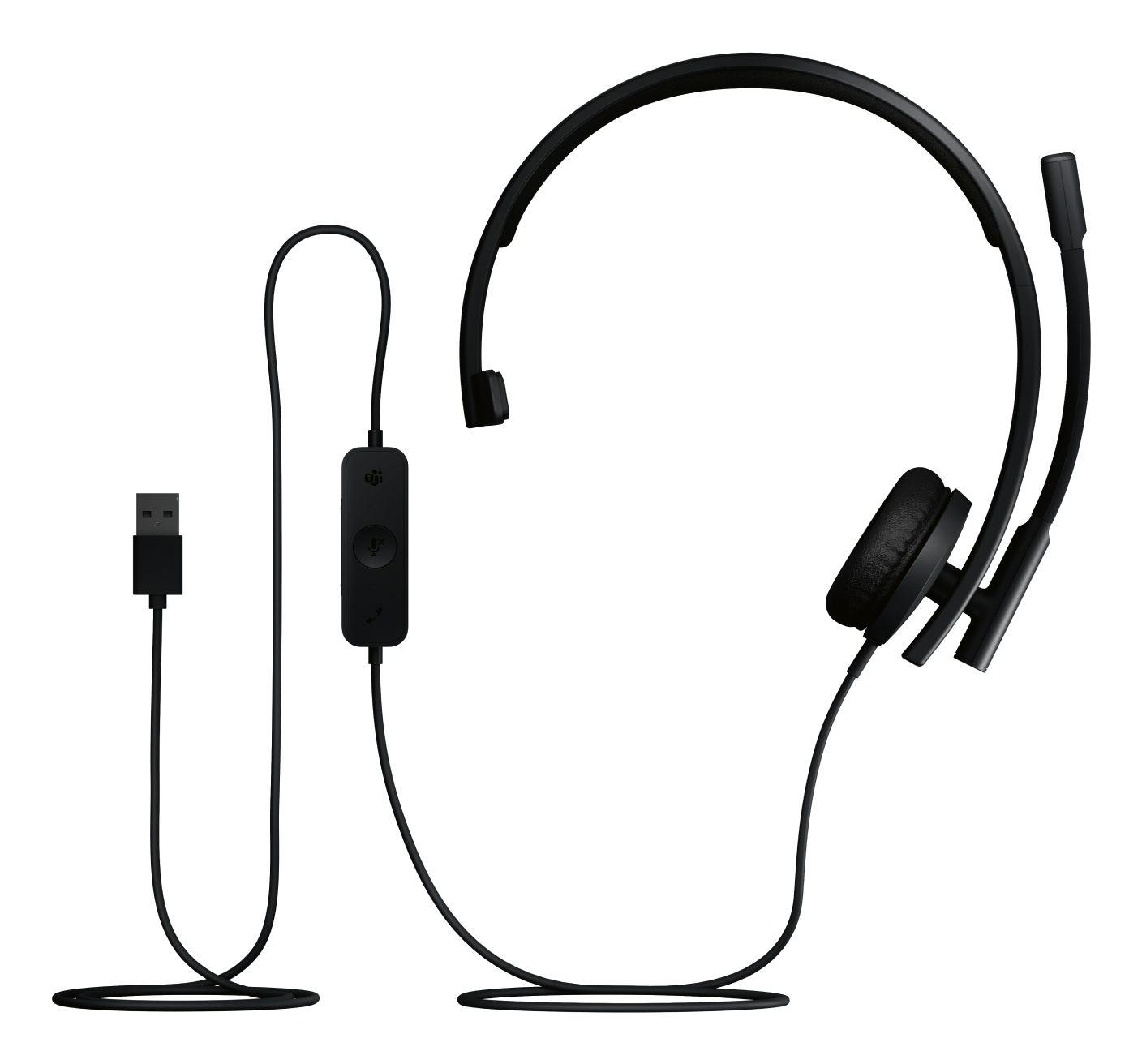 Headset LOGITECH H570e Mono MS (Monofónico - Com fios - Supra-aural - Preto) — miniatura 5