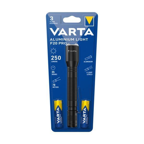 Lanterna VARTA Aluminium Light F20 Pro 2AA (350 lm - Alumínio) — miniatura 2