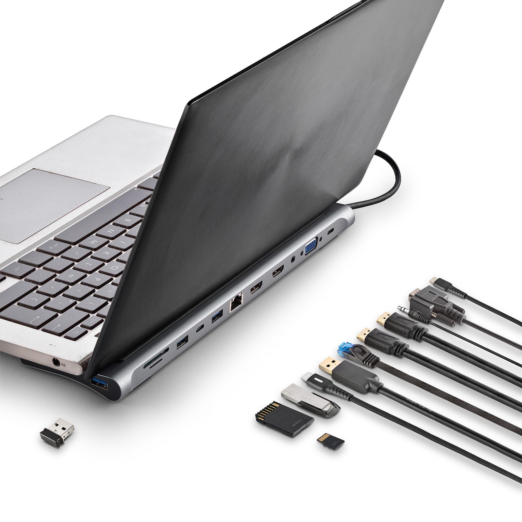 Adaptador Multiporta USB-C NGS WONDERDOCK12 (0,18 m - Prateado) — miniatura 5
