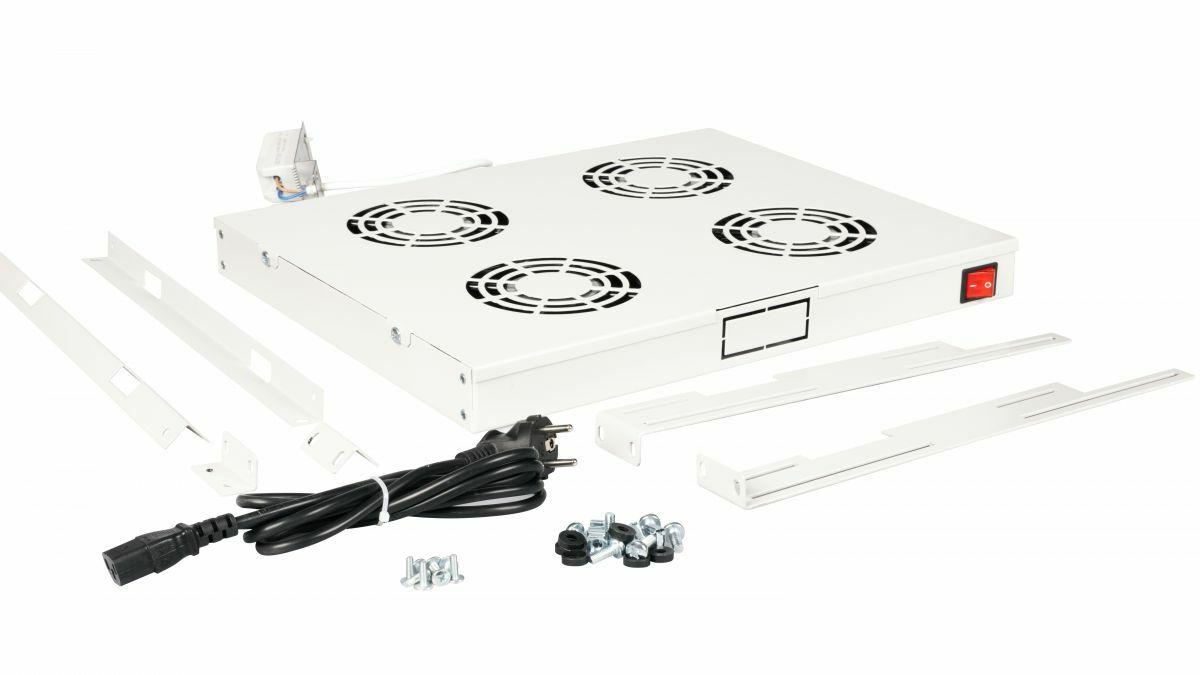 Ventoinha de Rack EQUIP EZF-4-G (120 mm - Cinzento Claro) — miniatura 2