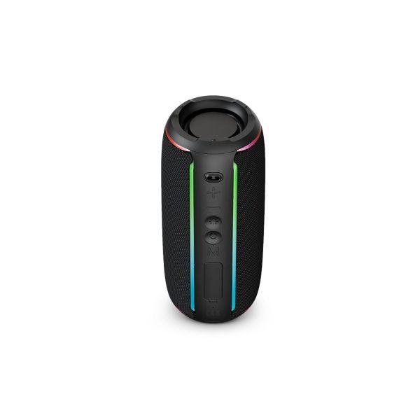 Coluna Portátil SPC Orbital Glow (25 W - Bluetooth - Preto)
