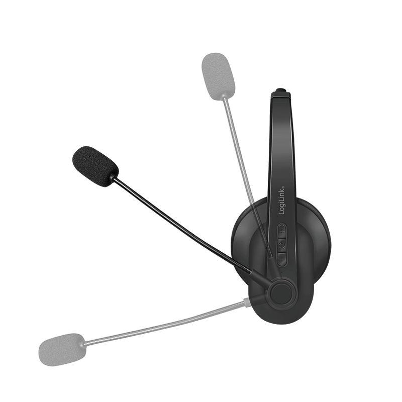 Headset LOGILINK BT0060 (Binaural - Sem fios - Supra-aural - Preto), miniatura 3
