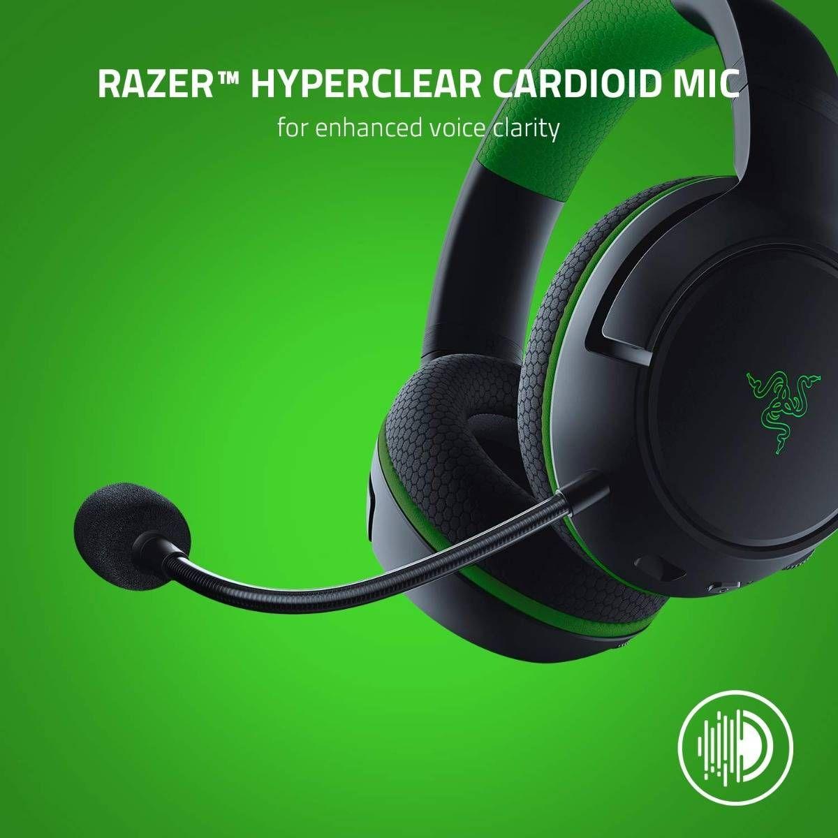Headset Gaming RAZER Kaira Xbox (Binaural - Sem fios - Circum-aural - Preto) — miniatura 3