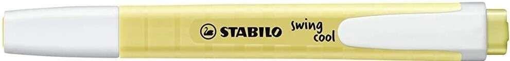 Marcador Fluorescente STABILO Swing Cool Pastel 275/144-8 (Amarelo Cremoso)