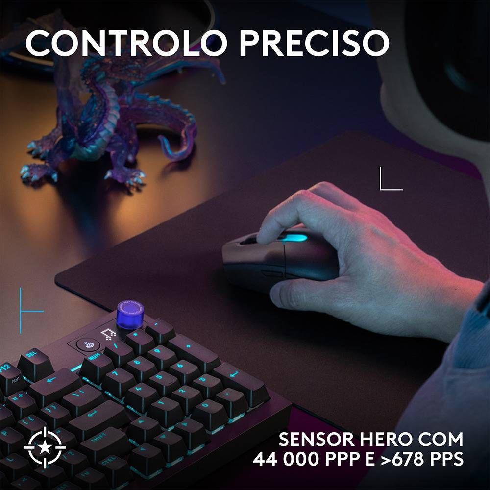 Rato LOGITECH G305 X SUPERLIGHT (Mão direita - 44000 DPI - Ótico - Preto), miniatura 6
