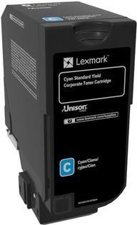 Toner LEXMARK 74C2SCE (7000 páginas - Lexmark CS720, CS725, CX725 - Ciano)