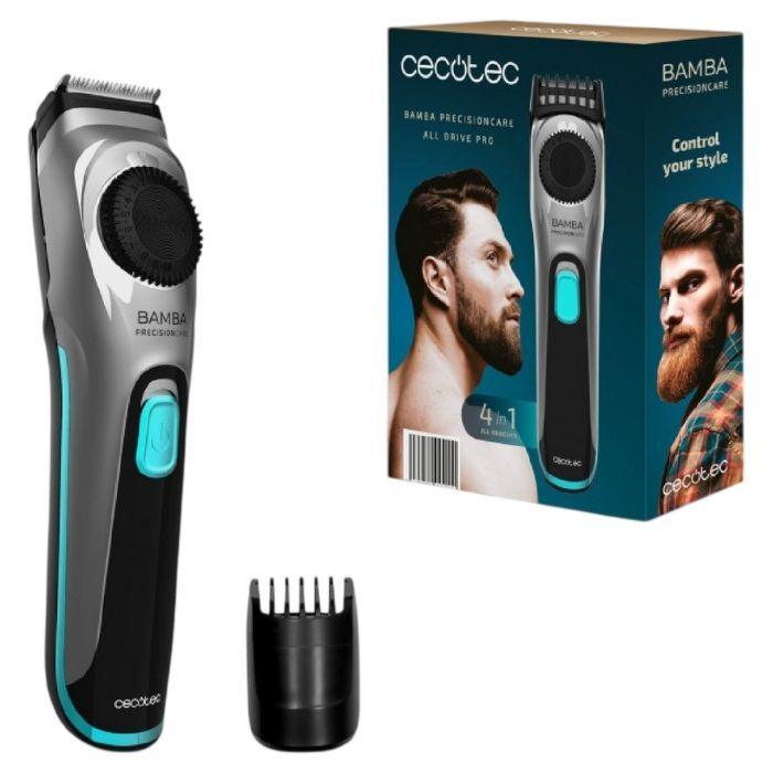 Aparador de Barba CECOTEC Bamba PrecisionCare AllDrive Pro (Preto e Prateado) — miniatura 3